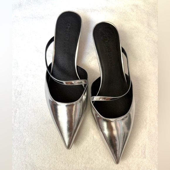 Shoe The Bear Alberte Metallic Heels - Picture 3 of 7